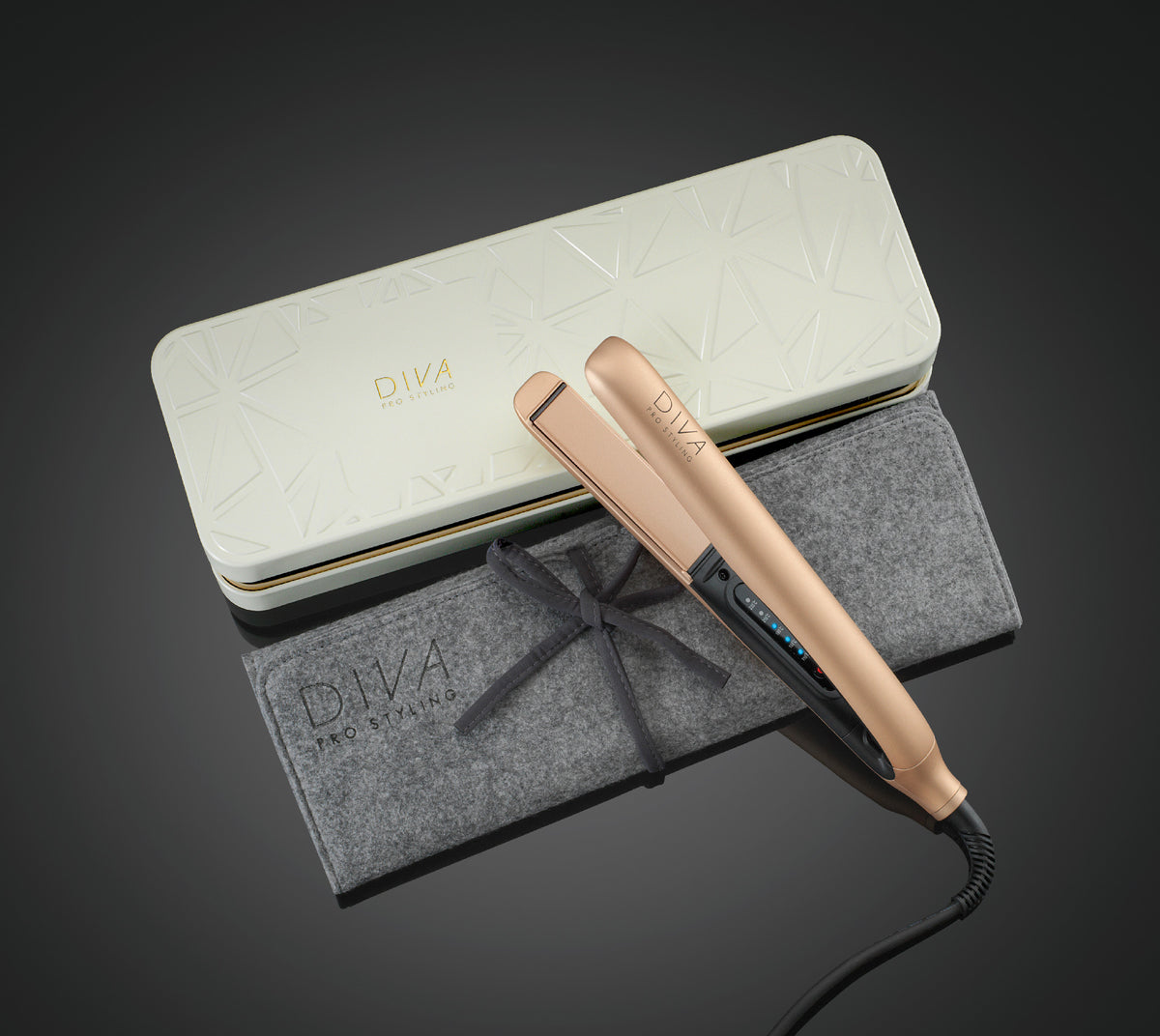 Precious Metals Professional Straightener Rose Gold DivaProStyling