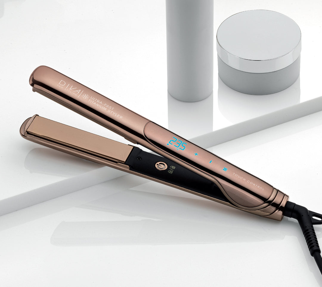 Ultra Fast Titanium Professional Straightener DivaProStyling